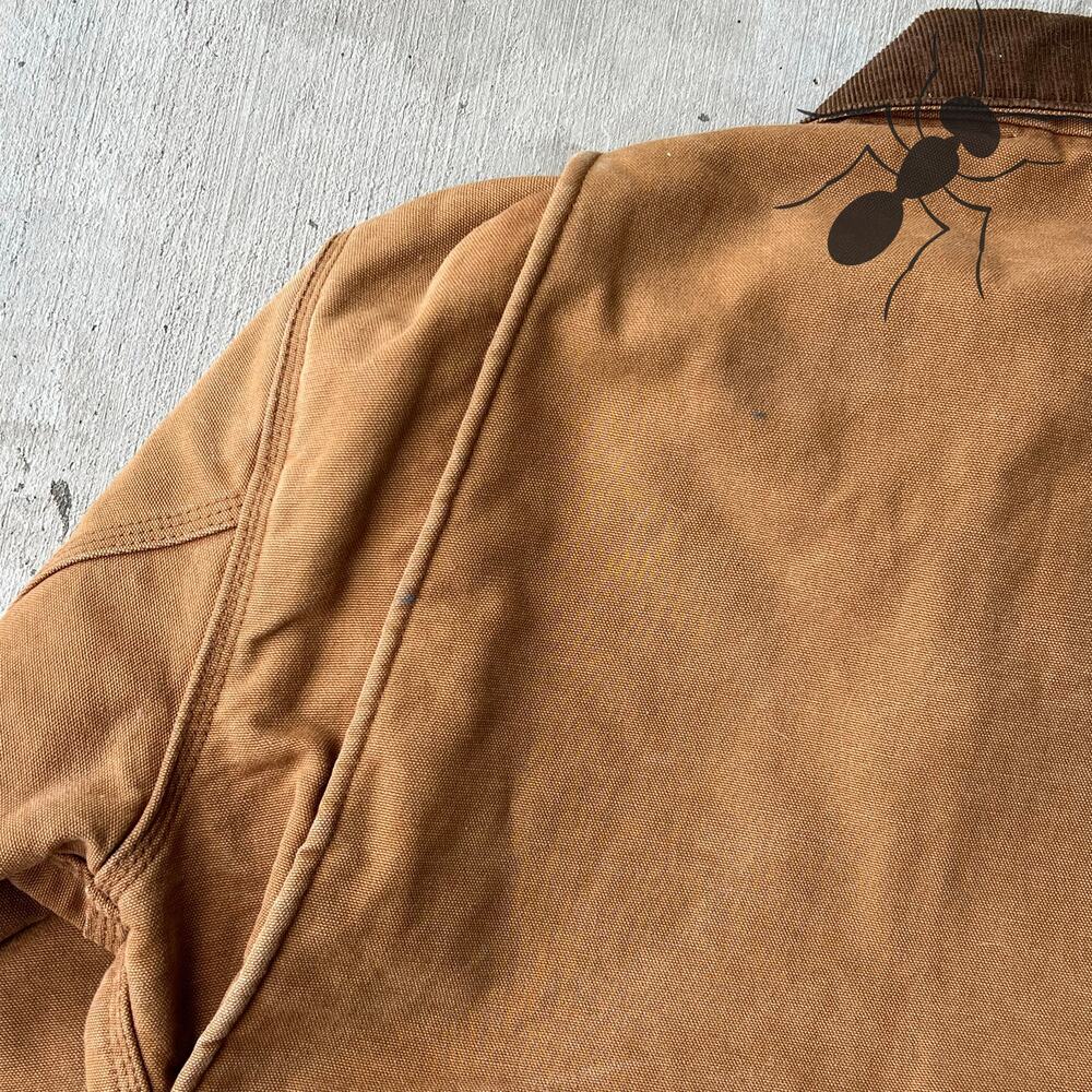 Vintage Carhartt brown Detroit work wear jacket - Picture 12 of 13